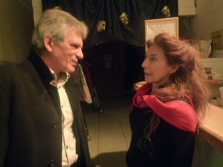 Michel Bottaro et Annick Gambotti après le spectacle